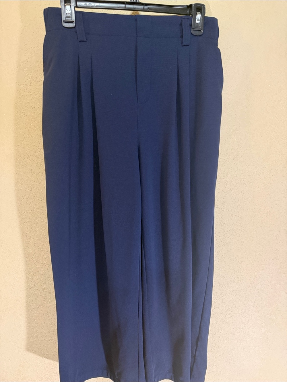 HALARA Wide Leg Pants in Navy Blue